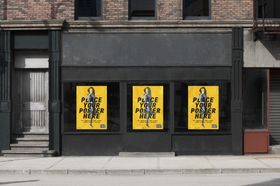 海报广告展示样机