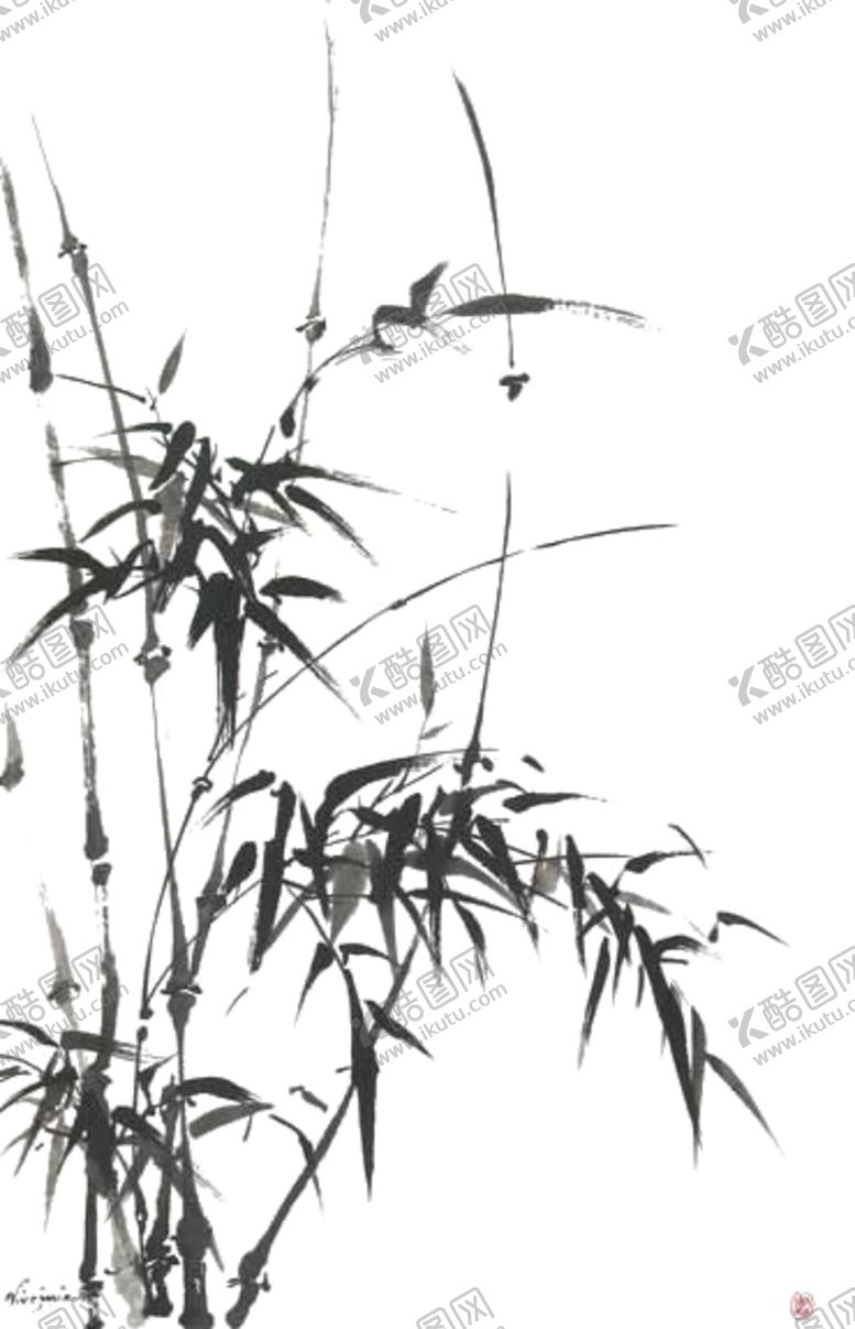 编号：33083006240741329938【酷图网】源文件下载-水墨竹子