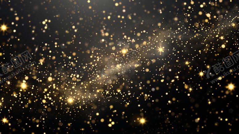 编号：29031410051509529627【酷图网】源文件下载-金色粒子背景