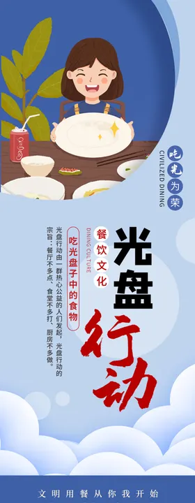 学校食堂用餐挂图