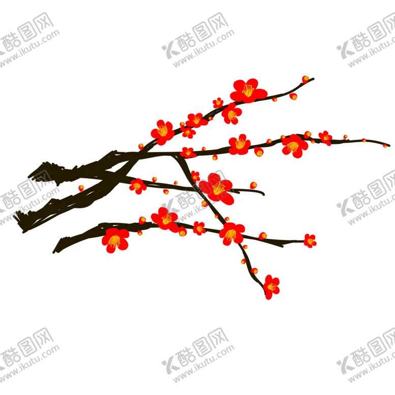 编号：24824806151711006651【酷图网】源文件下载-梅花树枝元素