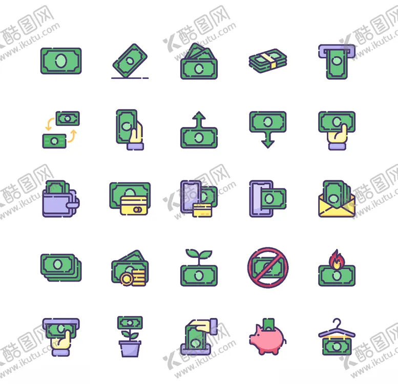 编号：42587609270457053192【酷图网】源文件下载-商务金融图标