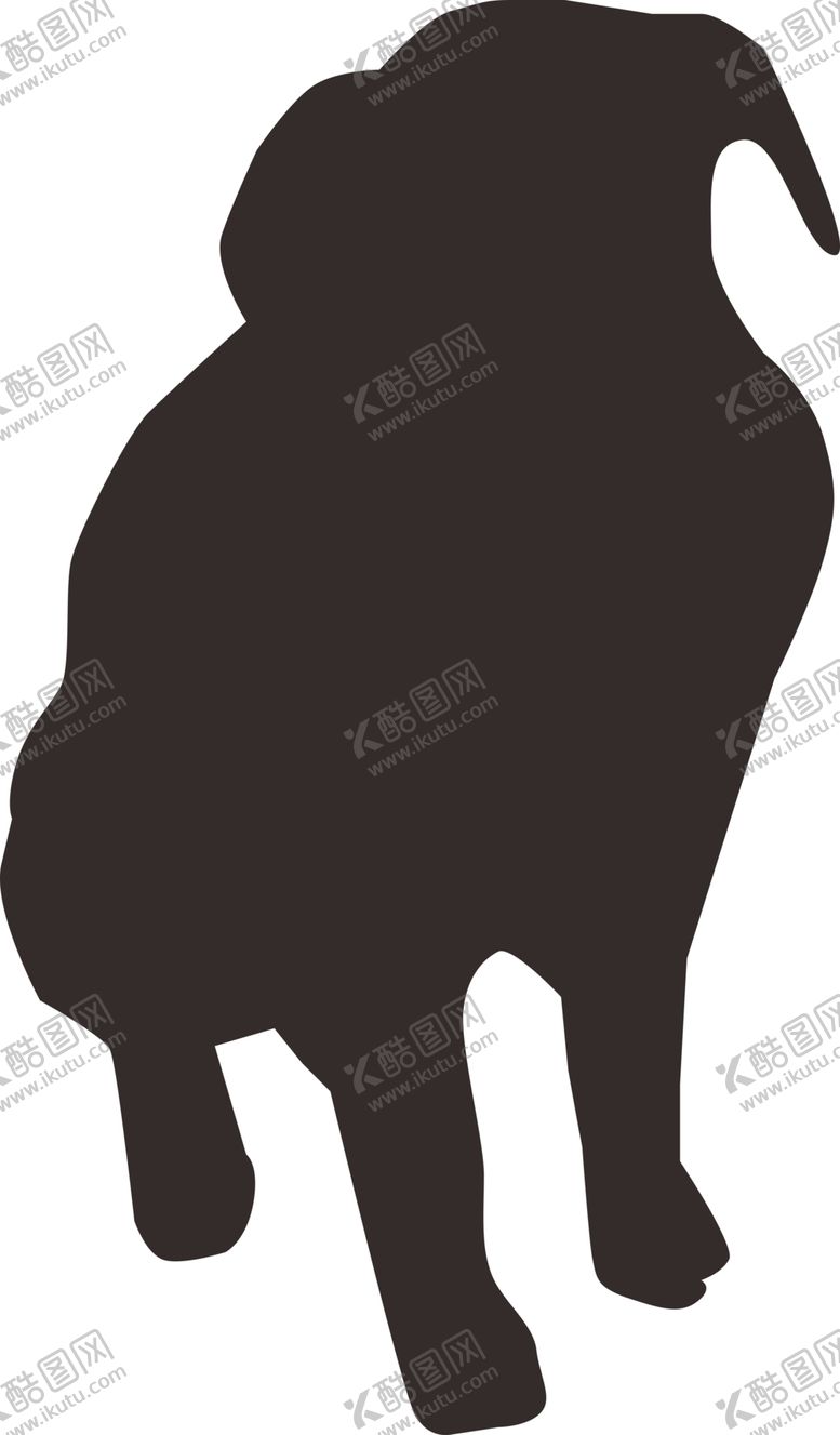 编号：12057104190211007272【酷图网】源文件下载-动物剪影