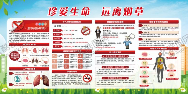 编号：59574710311209526854【酷图网】源文件下载-禁烟宣传栏