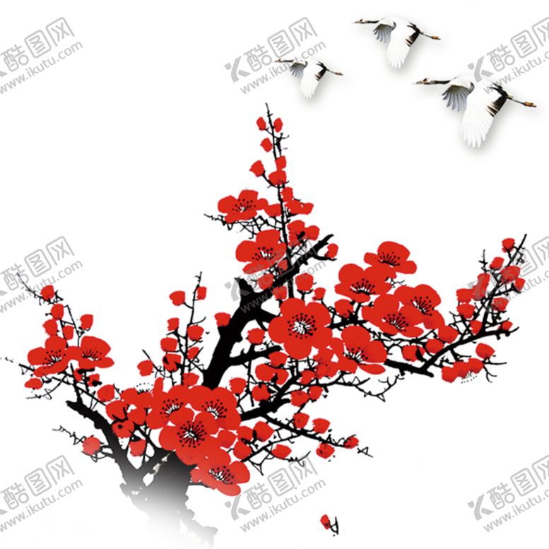 编号：80026007011825073596【酷图网】源文件下载-中国风水墨梅