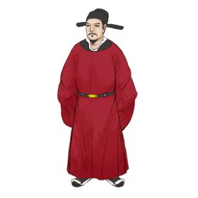 国学人物插画