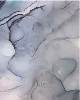 液态流体抽象海报