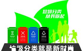 垃圾分类雕塑
