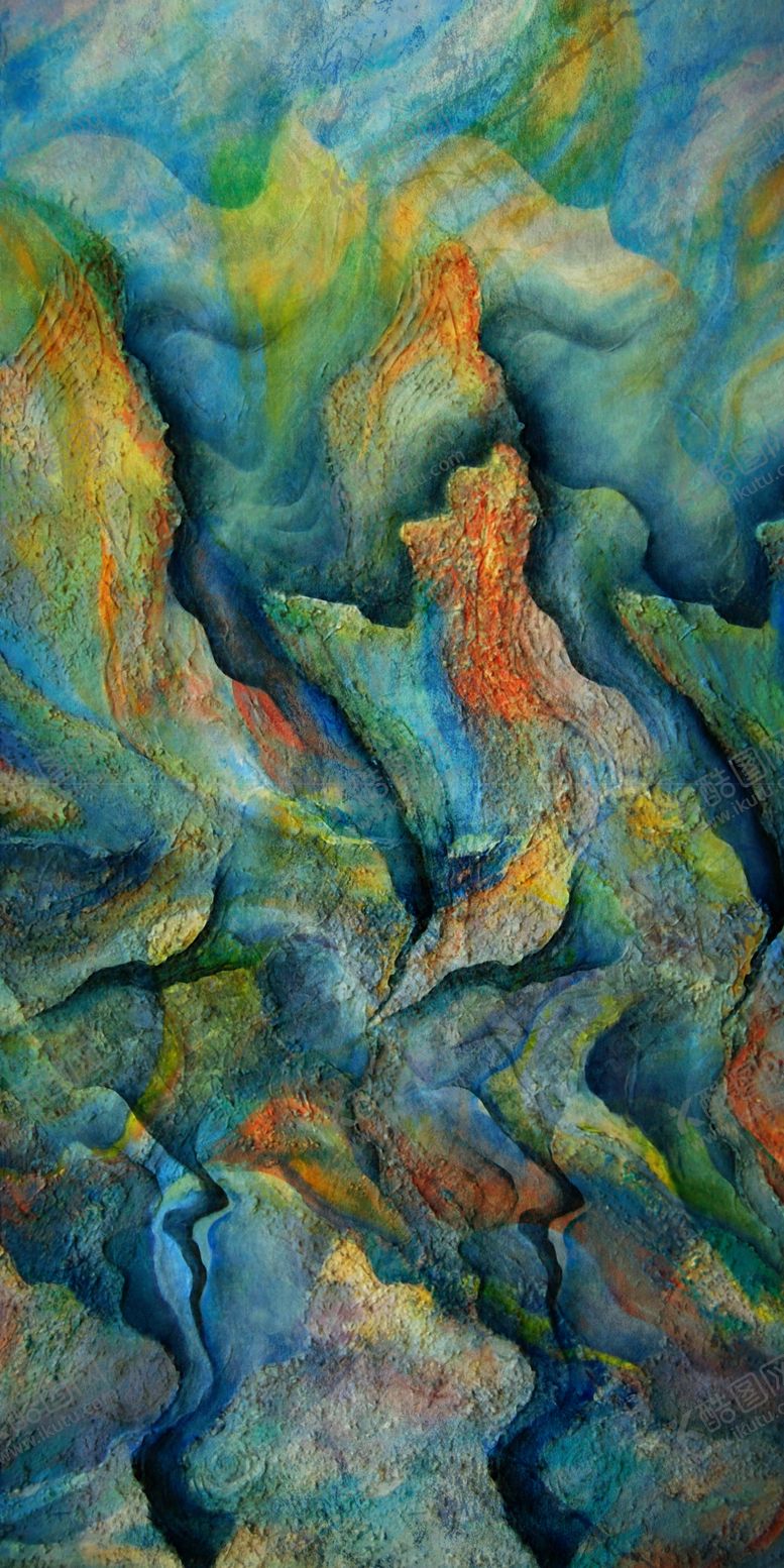 编号：42890509281921165280【酷图网】源文件下载-抽象玄关画