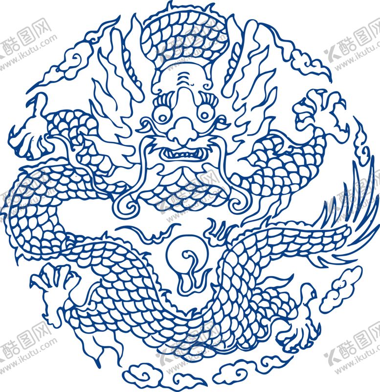 编号：54649706240301344710【酷图网】源文件下载-青花瓷图案