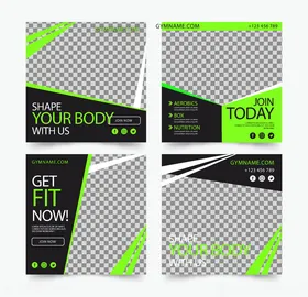 黑红色搭配详情页模板