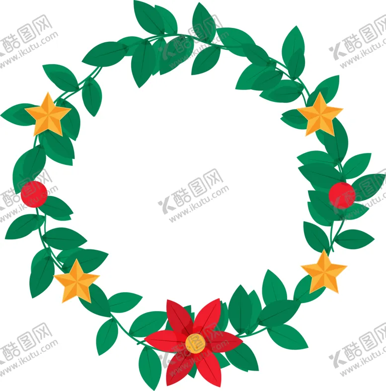 编号：10105701251736259952【酷图网】源文件下载-植物花环