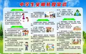 中学生文明礼仪