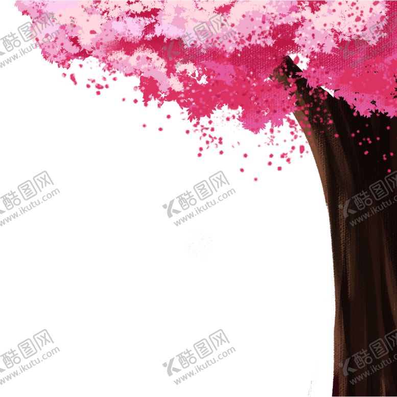 编号：15792804202330276870【酷图网】源文件下载-手绘樱花