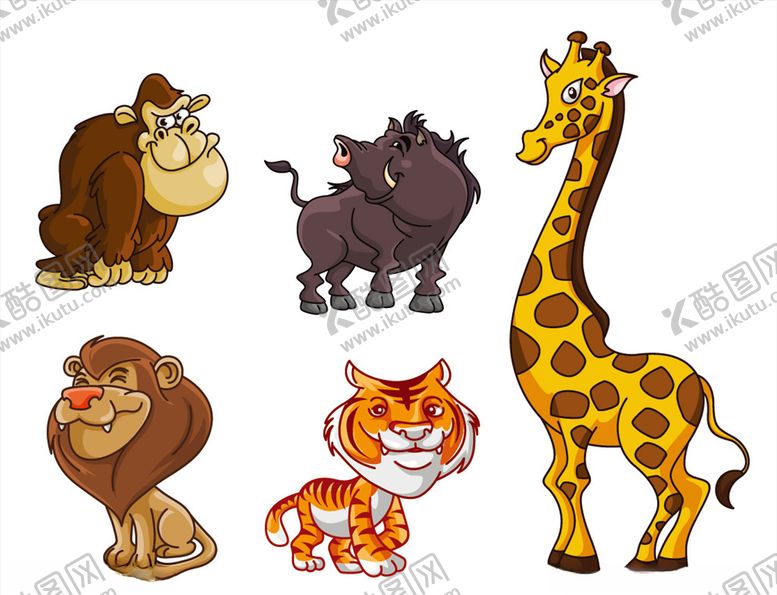 编号：76550110131611337802【酷图网】源文件下载-矢量动物图片