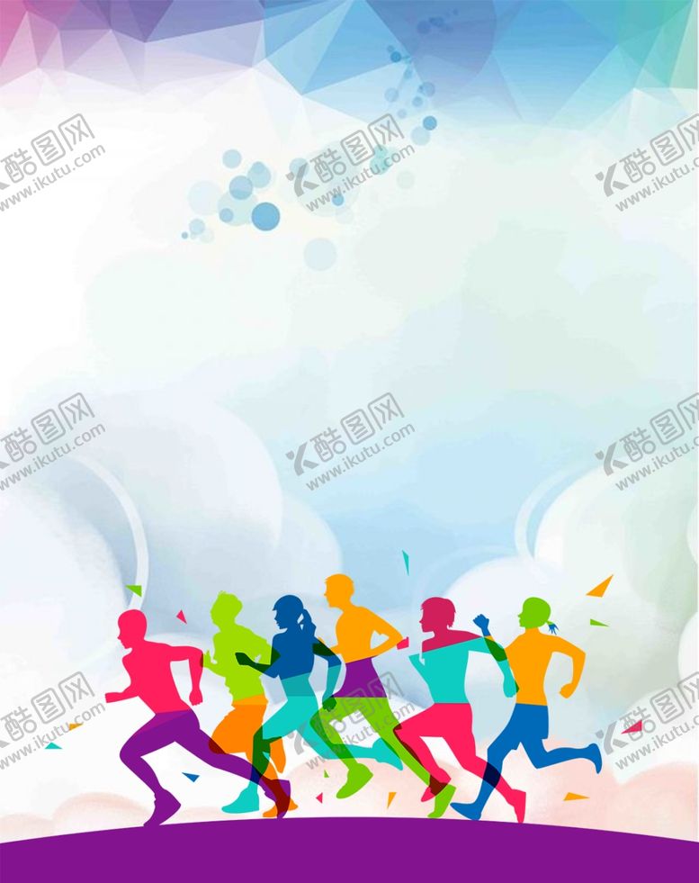 编号：44849102170345153840【酷图网】源文件下载-跑步马拉松剪影