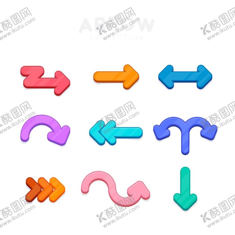 编号：85445112041513562393【酷图网】源文件下载-手绘箭头符号