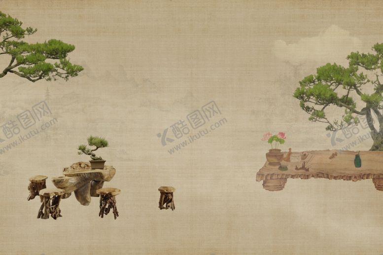 编号：76305505161408494730【酷图网】源文件下载-古风工笔画素材
