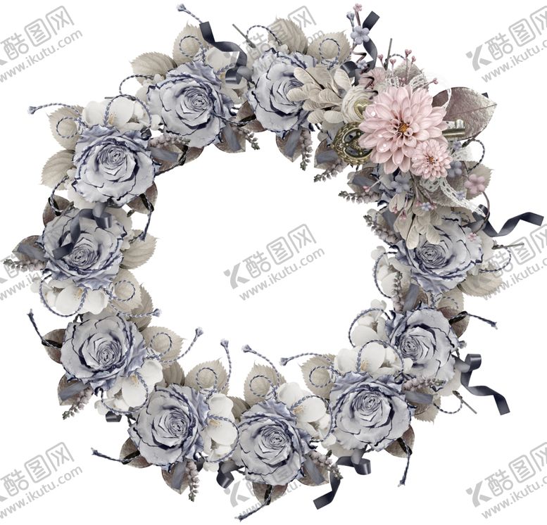 编号：53338510290255302257【酷图网】源文件下载-欧式复古花朵装饰