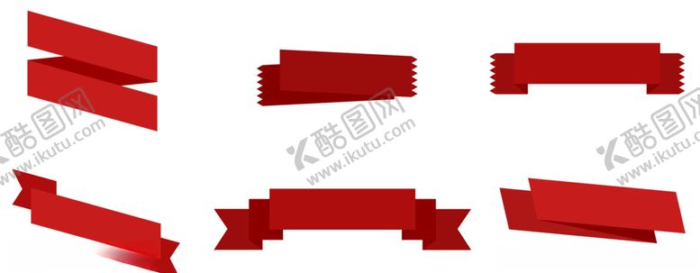 编号：54824305121654129239【酷图网】源文件下载-红色丝带