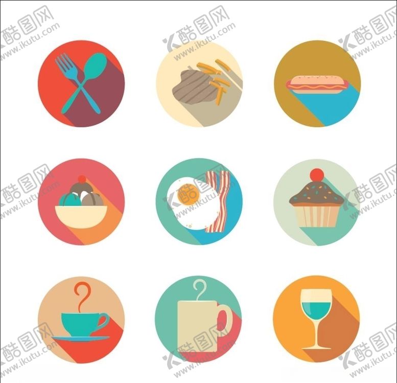 编号：85315811010421471805【酷图网】源文件下载-矢量美食