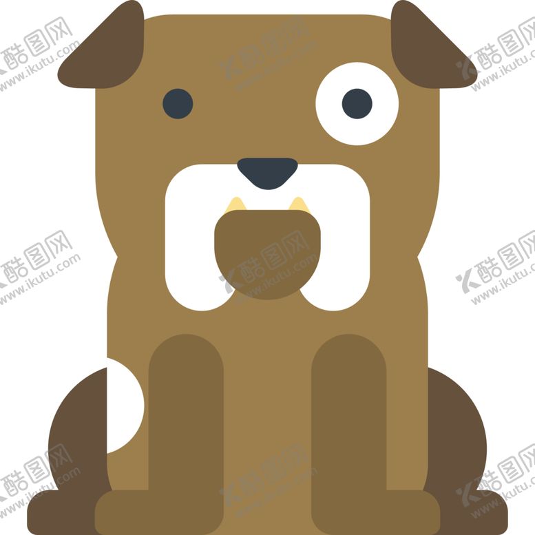 编号：25768911011804472407【酷图网】源文件下载-小狗动物标志图形图标装饰素材