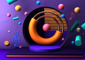 c4d电商素材c4d促销海报