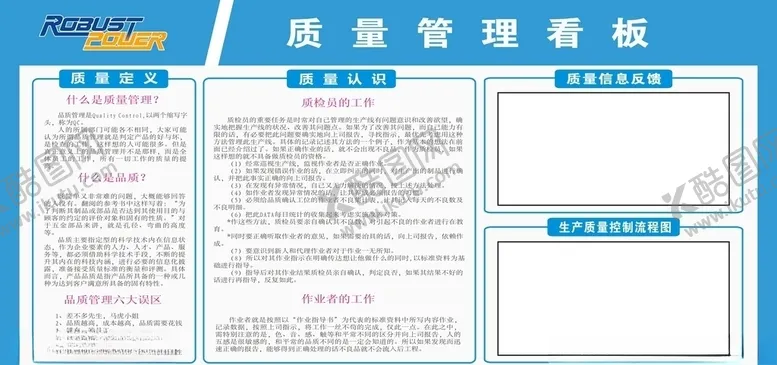 编号：40477106232246344018【酷图网】源文件下载-质量管理看板