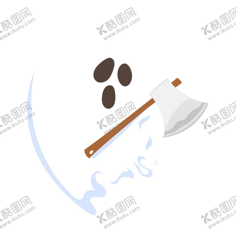 编号：34288604060854592513【酷图网】源文件下载-白色吓人幽灵