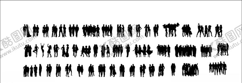 编号：40284509241136432860【酷图网】源文件下载-人物剪影