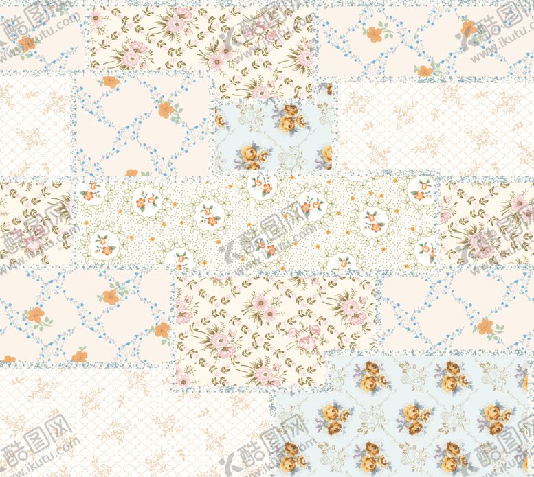 编号：27859210300536461428【酷图网】源文件下载-拼接花