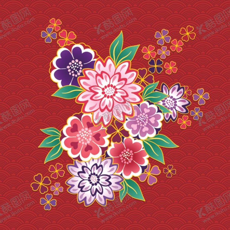 编号：42555205080002131839【酷图网】源文件下载-花朵背景植物
