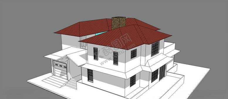 编号：57446710070413413303【酷图网】源文件下载-别墅