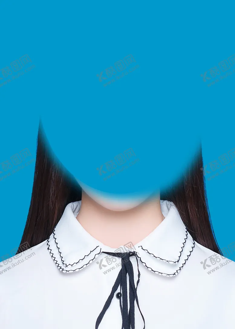 编号：79592202090401142654【酷图网】源文件下载-黑西装证照正装装服装证件照女