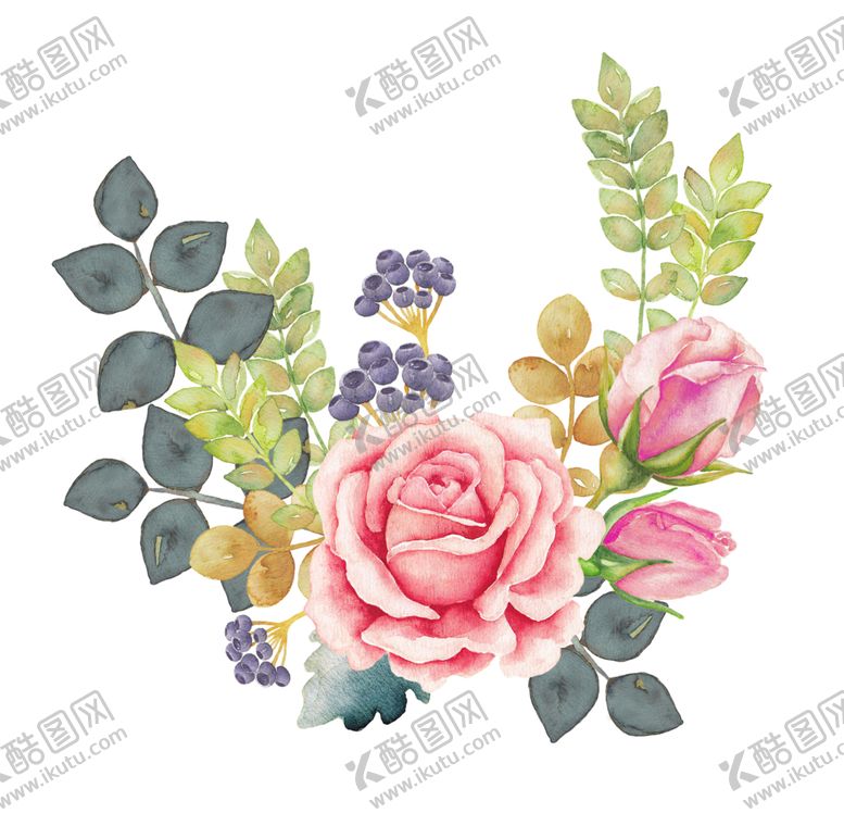 编号：79075105070803226242【酷图网】源文件下载-手绘花