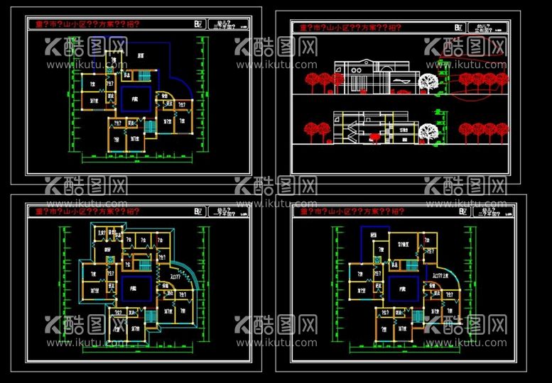 编号：79442312241656266668【酷图网】源文件下载-幼儿园建筑图纸