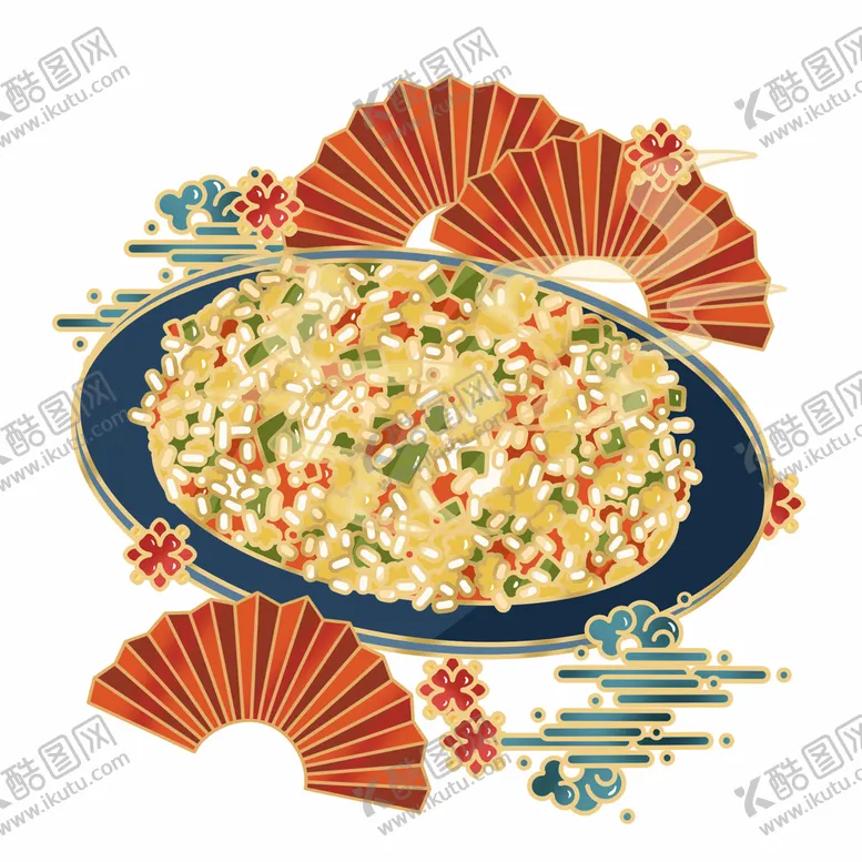 编号：86972210180213405090【酷图网】源文件下载-美食插画素材