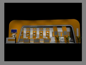 3D模型效果展位设计展厅设计图