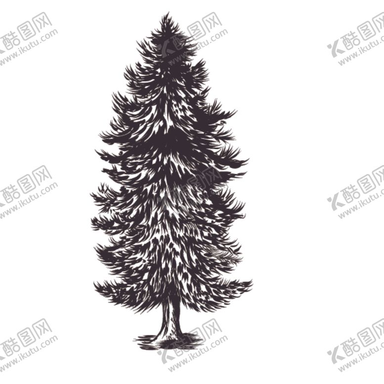 编号：76667710030707015618【酷图网】源文件下载-植物树木剪影