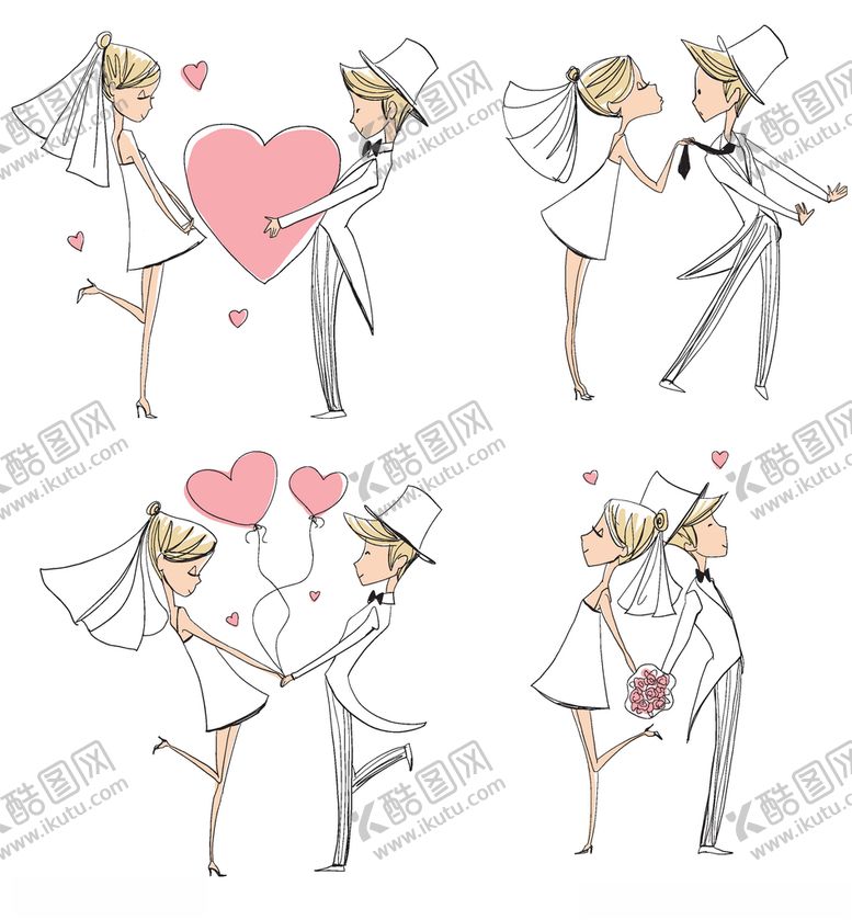 编号：60703609202301343331【酷图网】源文件下载-新郎新娘