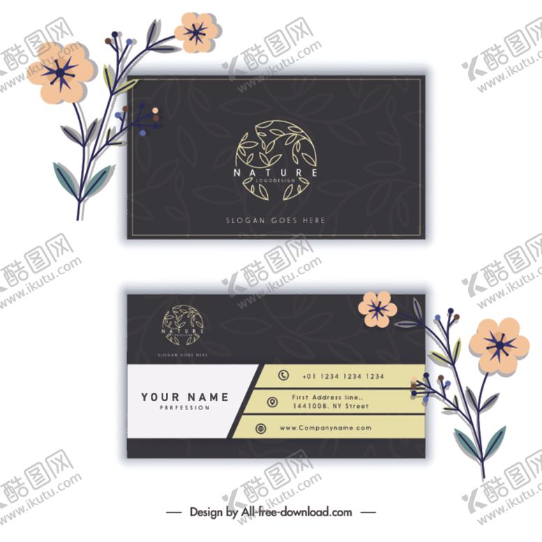 编号：55286510081826585800【酷图网】源文件下载-名片设计