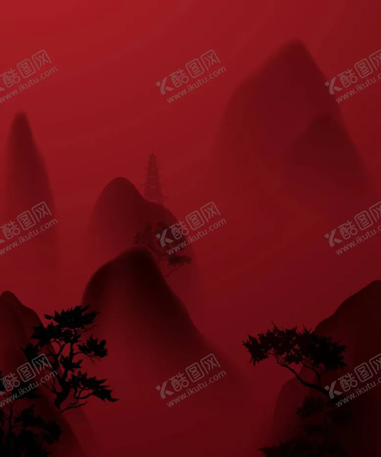 编号：95881012010352063259【酷图网】源文件下载-山水画