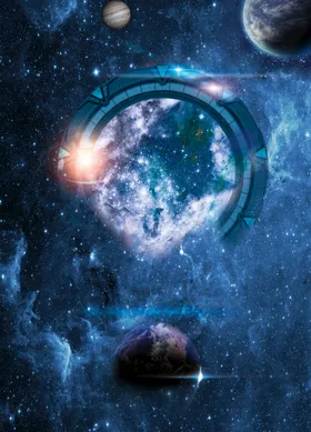 创意星空合成海报图片外太夜