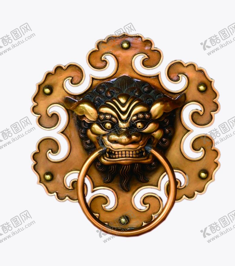 编号：46235009300103173301【酷图网】源文件下载-铜门把手