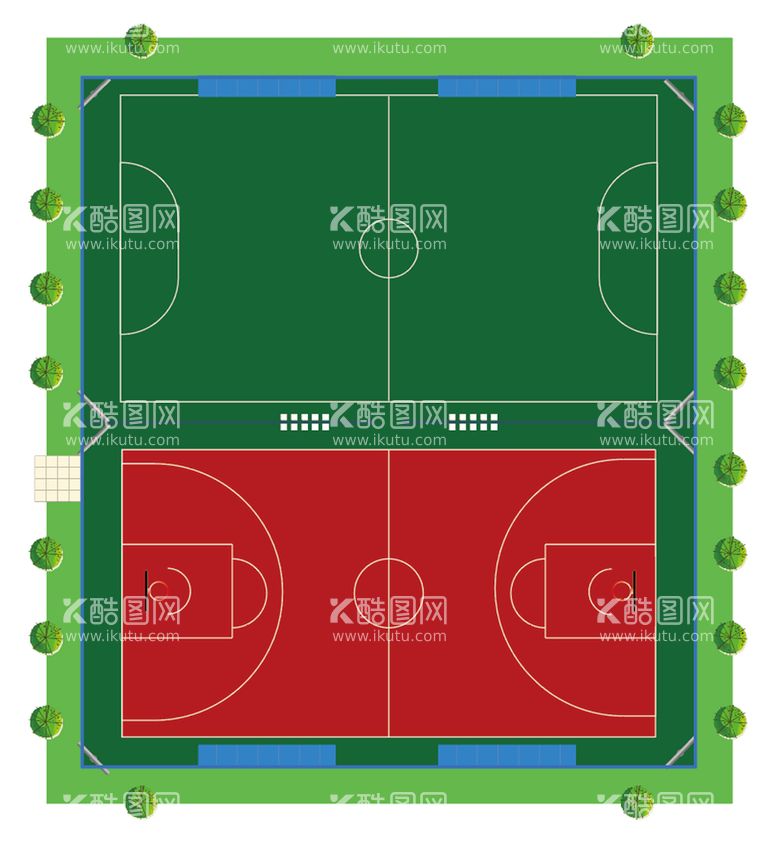 编号：10760612021452364903【酷图网】源文件下载-篮球场