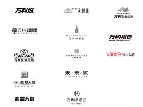 万科地产项目logo