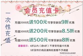 会员充值卡