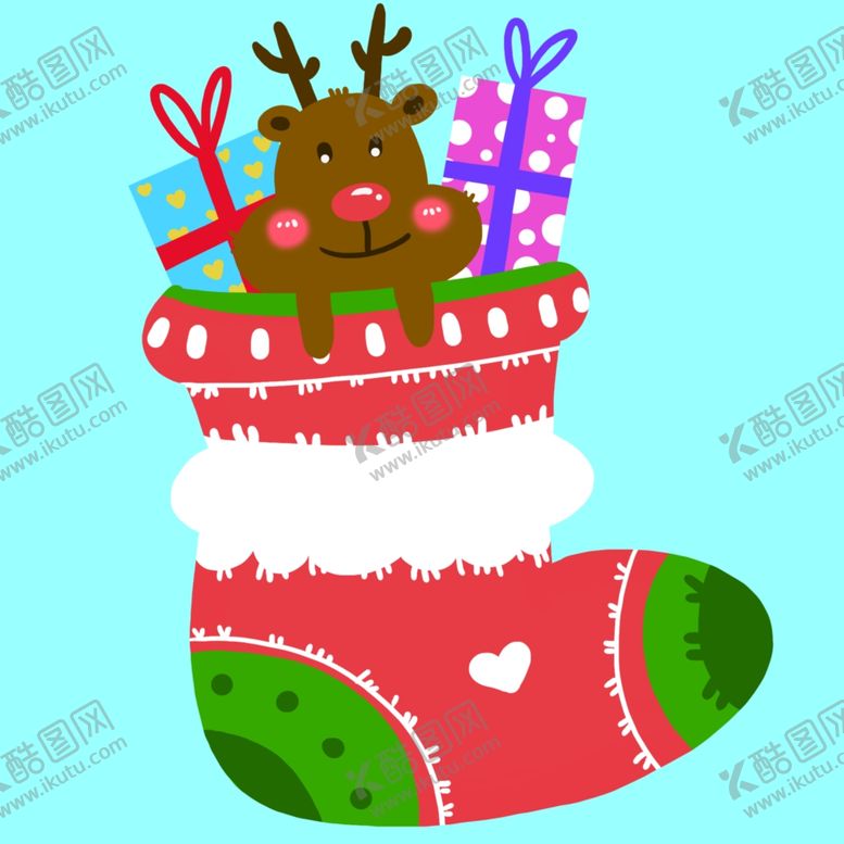 编号：16809306261038083660【酷图网】源文件下载-圣诞袜