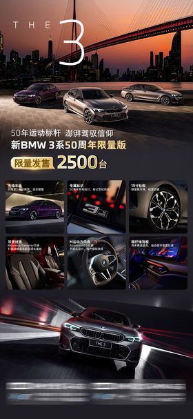 限量车型亮点海报
