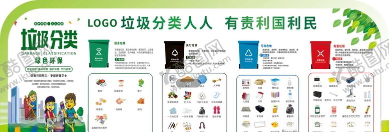 编号：25892107050345089571【酷图网】源文件下载-垃圾分类公告栏